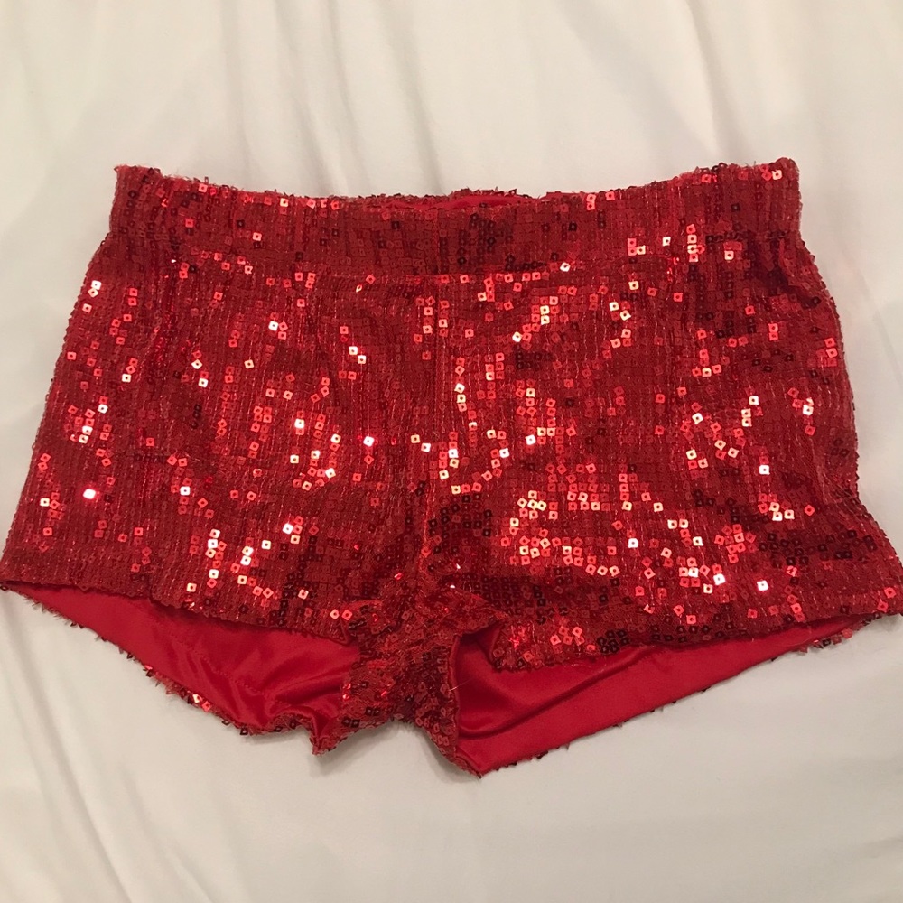 Sequin shorts